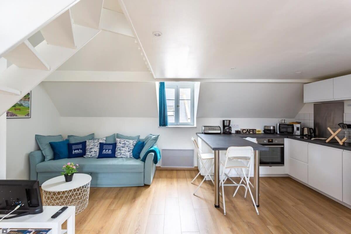 Apartamento Le Petit Pastel - Joli Duplex - Proche De La Plage Saint-Malo Exterior foto