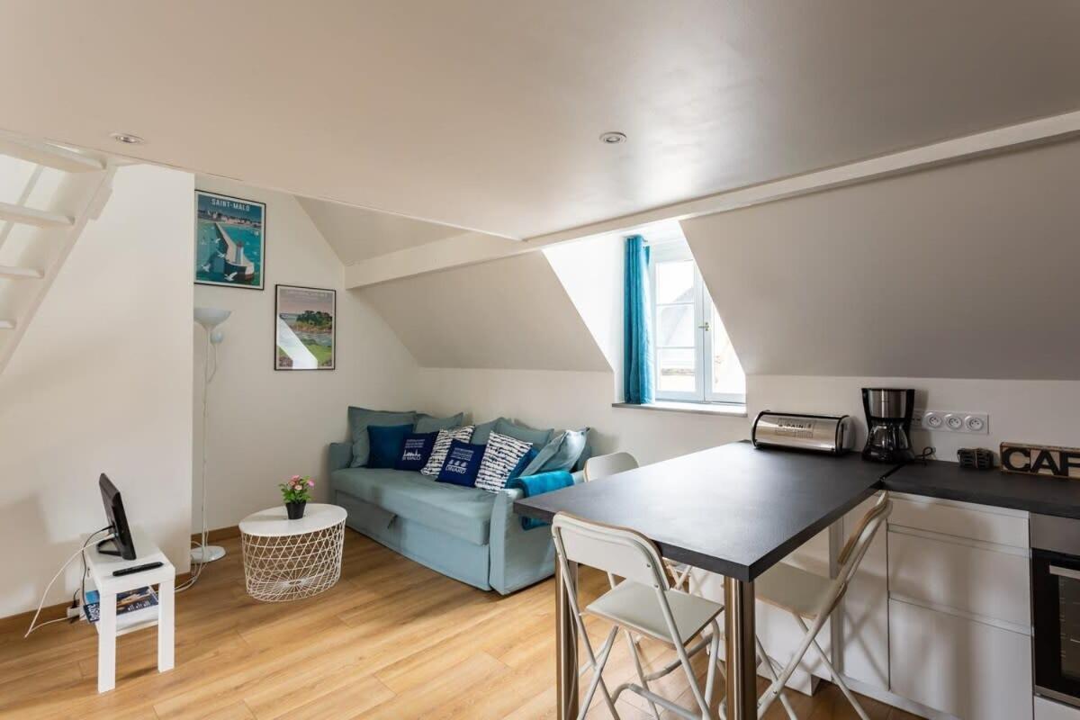Apartamento Le Petit Pastel - Joli Duplex - Proche De La Plage Saint-Malo Exterior foto